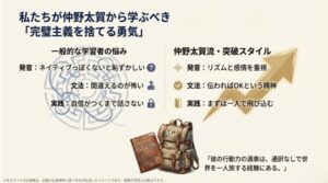 発音や文法の間違いを恐れず、リズムと感情を重視して一人で世界に飛び込む仲野太賀流スタイルの紹介