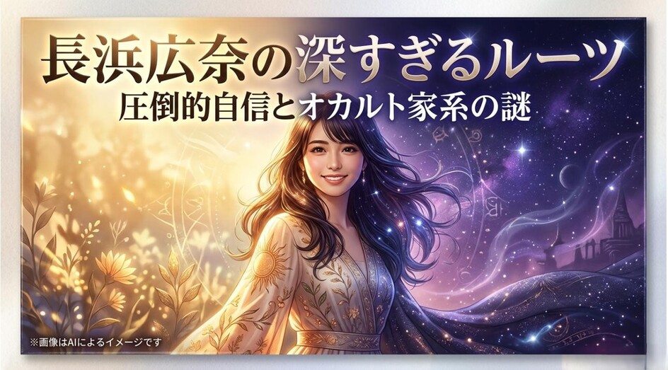 長浜広奈さんのルーツである家族の愛情とオカルト家系の謎を解説する記事のメインアイキャッチ画像